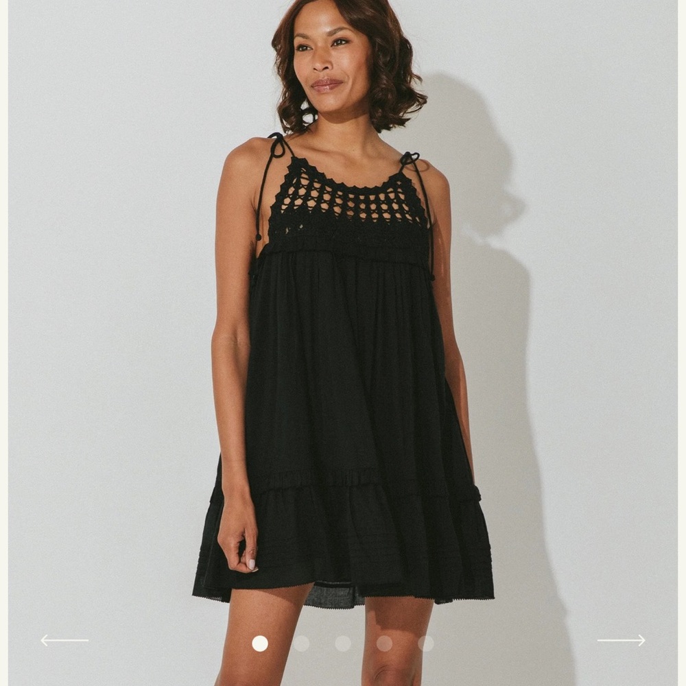 Cleobella Gia Mini Dress with Crochet